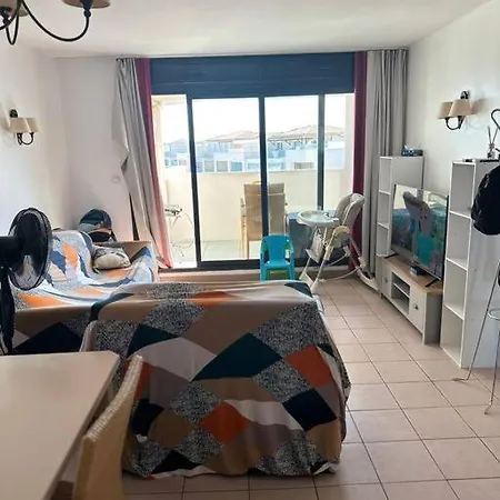 Superbe T4 Cap D'agde, Front De Mer, 3 Chambres, Piscine, Clim, Parking, Balcon * Agde