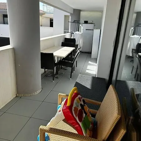 アパート Superbe T4 Cap D'agde, Front De Mer, 3 Chambres, Piscine, Clim, Parking, Balcon