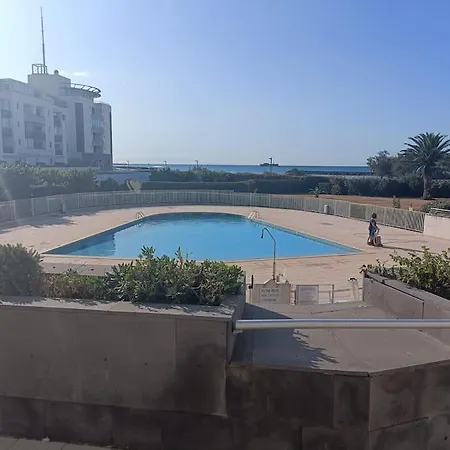 Superbe T4 Cap D'agde, Front De Mer, 3 Chambres, Piscine, Clim, Parking, Balcon アグド